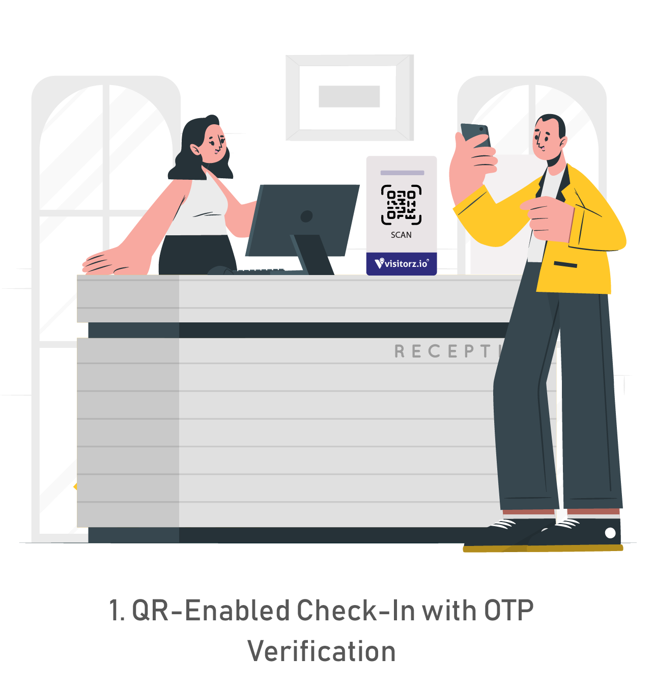 QR-Enabled Check-In with OTP Verification