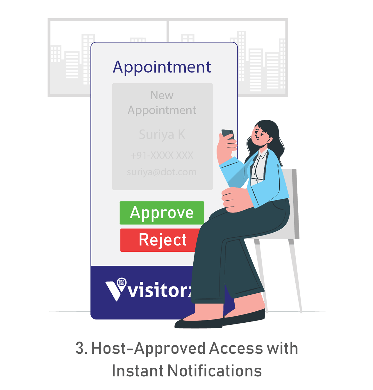 Host-Approved Access with Instant Notifications