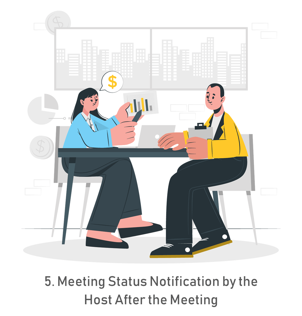 Meeting Status Notification by the Host After the Meeting