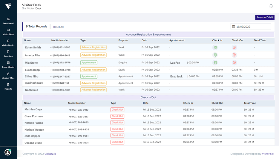 # NO. 1 Touchless Visitor Management System | visitorz.io